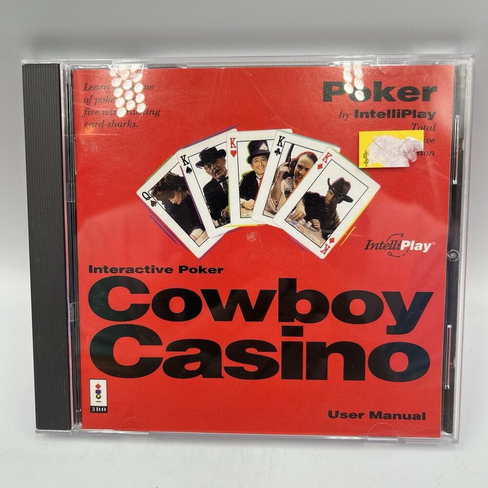 Cowboy Casino Panasonic 3DO - Complete In Box (CIB)
